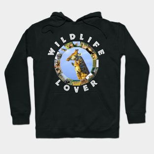 Wildlife Lover Giraffe Cuddles Hoodie